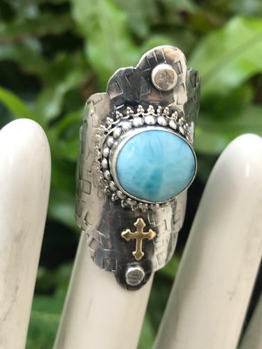 Boho Style Cross Ring