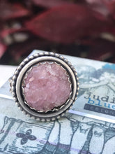 Purple Druzy Ring